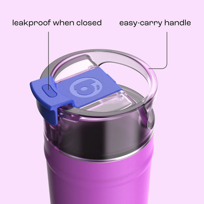 bubba 32 oz DualSip Insulated Stainless Steel Water Bottle - Mood Booster - US 9457