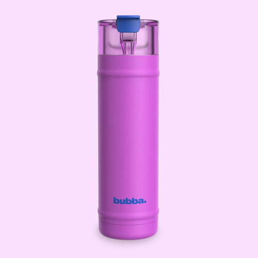 bubba 24 oz DualSip Insulated Stainless Steel Water Bottle - Mood Booster - US 4206