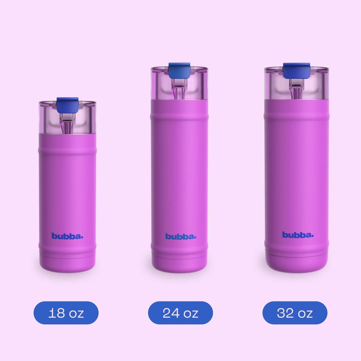 bubba 24 oz DualSip Insulated Stainless Steel Water Bottle - Mood Booster - US 4206