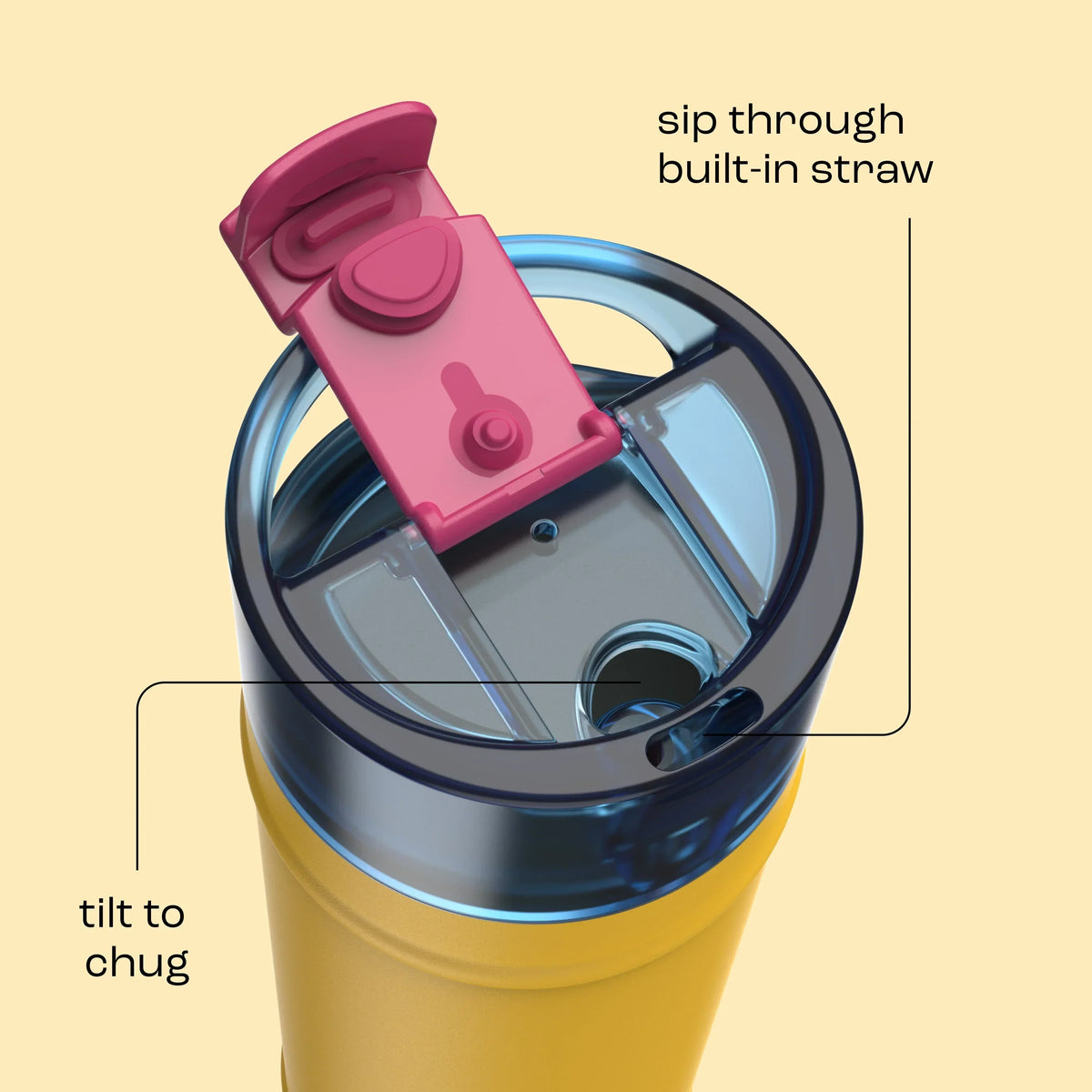 bubba 24 oz DualSip Insulated Stainless Steel Water Bottle - Spirit Week - US 8487