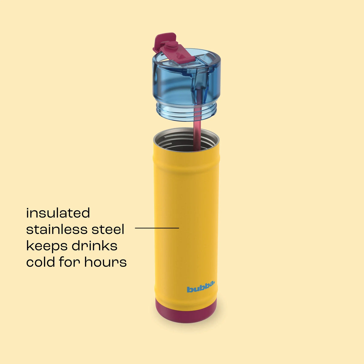 bubba 24 oz DualSip Insulated Stainless Steel Water Bottle - Spirit Week - US 8487