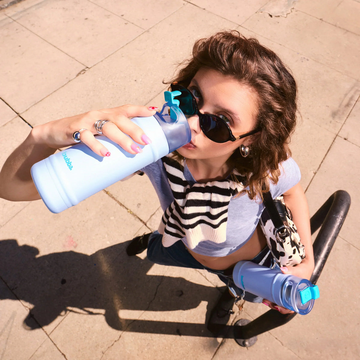 bubba 24 oz DualSip Insulated Stainless Steel Water Bottle - Locker Love - US 5754