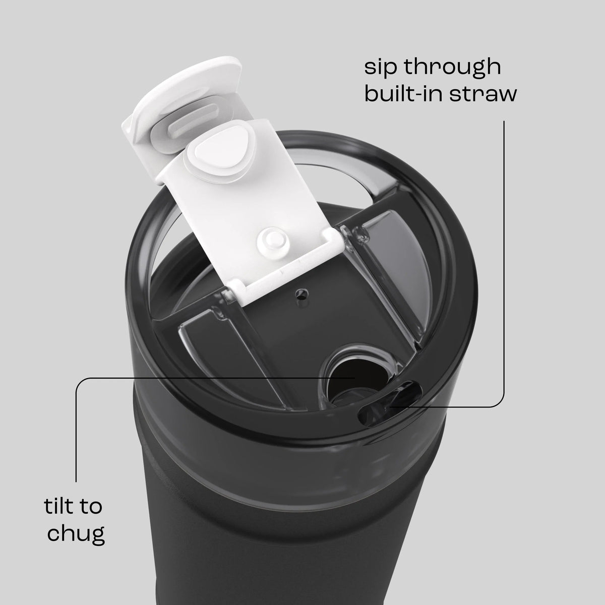 bubba 24 oz DualSip Insulated Stainless Steel Water Bottle - Office Siren - US 3687
