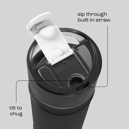 bubba 24 oz DualSip Insulated Stainless Steel Water Bottle - Office Siren - US 3687