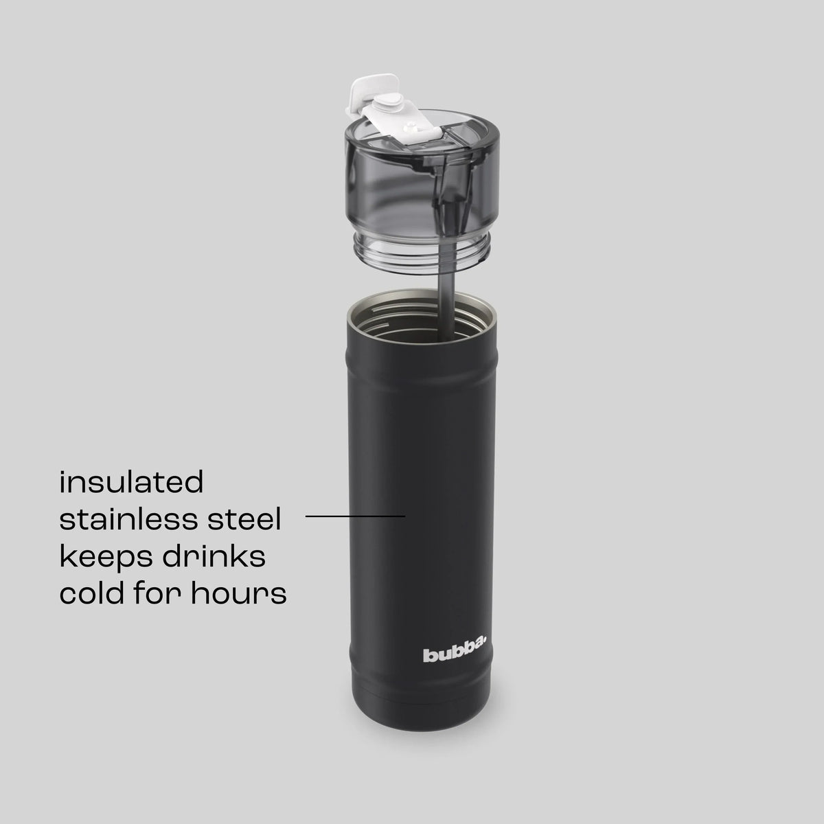 bubba 24 oz DualSip Insulated Stainless Steel Water Bottle - Office Siren - US 3687