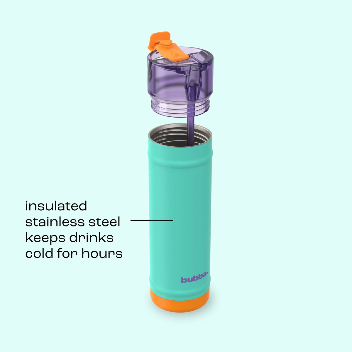 bubba 24 oz DualSip Insulated Stainless Steel Water Bottle -  Field Trip - US 5976