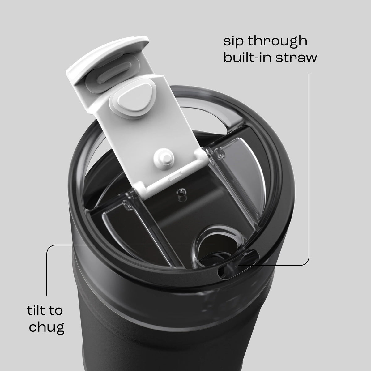 bubba 18 oz DualSip Insulated Stainless Steel Water Bottle -  Office Siren - US 7873