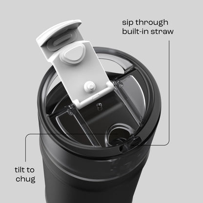 bubba 18 oz DualSip Insulated Stainless Steel Water Bottle -  Office Siren - US 7873