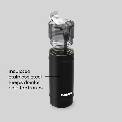 bubba 18 oz DualSip Insulated Stainless Steel Water Bottle -  Office Siren - US 7873