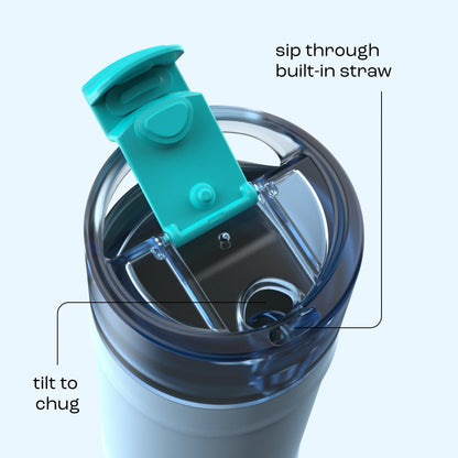 bubba 18 oz DualSip Insulated Stainless Steel Water Bottle - Daydreamin - US 6737