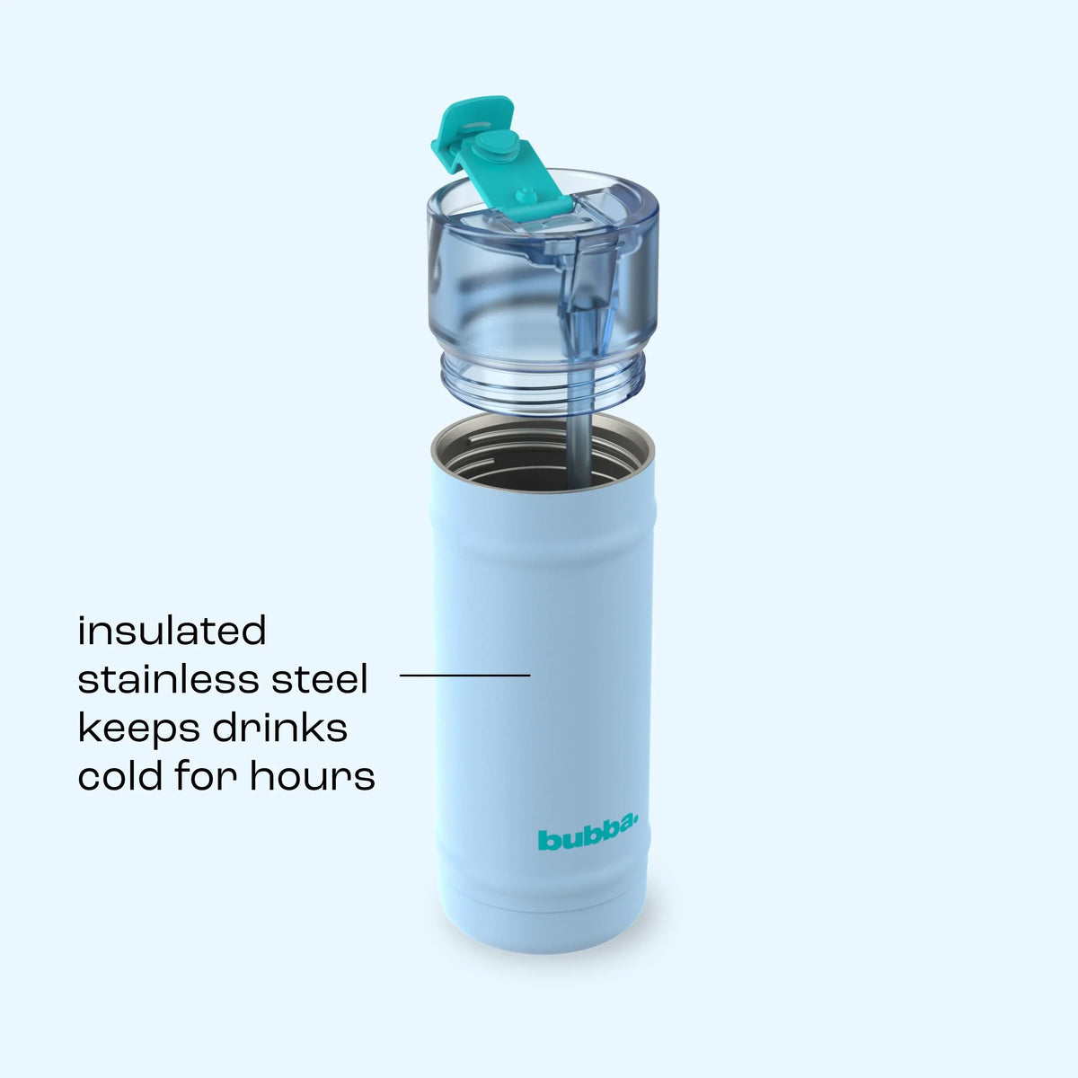 bubba 18 oz DualSip Insulated Stainless Steel Water Bottle - Daydreamin - US 6737